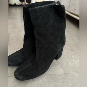 Free People Black Heeled Boots